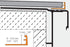 Schluter - SCHIENE - Profilé de bordure de mur/plancher alum. anodisé laiton brossé 1/4" x 8' 2-1/2" ||A60AMGB - Ceramed
