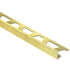 Schluter - SCHIENE - Profilé de bordure de mur/plancher alum. anodisé laiton brossé 5/16" x 8' 2-1/2" ||A80AMGB - Ceramed