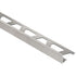 Schluter - SCHIENE - Profilé de bordure de mur/plancher alum. anodisé nickel brossé 1/4" x 8' 2-1/2" ||A60ATGB - Ceramed