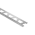 Schluter - SCHIENE Profilé de bordure pour mur/plancher acier inoxydable (V2) brossé 5/16" (8 mm) x 8' 2-1/2"
