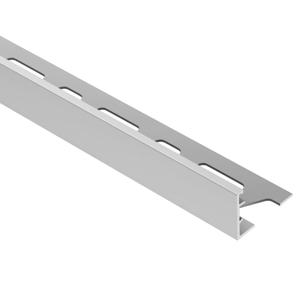 Schluter - SCHIENE Profilé de bordure pour mur/plancher aluminium anodisé mat 17/32" (14 mm) x 8' 2-1/2"