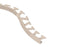 Schluter - SCHIENE Profilé radius de bordure de mur aluminium crème 1/2" (12.5 mm) x 8' 2-1/2"