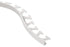 Schluter - JOLLY Profilé radius de bordure de mur - aluminium gris clair 3/8" (10 mm) x 8' 2-1/2"