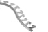 Schluter - SCHIENE-RADIUS - Profilé radius de bordure de mur/plancher - acier inoxydable (V2) brossé 1/2" x 8' 2-1/2" ||R/E125EB - Ceramed