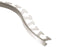 Schluter - SCHIENE-RADIUS - Profilé radius de bordure de mur/plancher - alum. anodisé nickel poli 3/8" x 8' 2-1/2" ||R/A100ATG - Ceramed