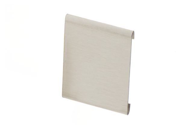 SCHIENE-STEP Raccord pour profilé d'escalier acier inoxydable brossé (V2) 7/16" (11 mm) x 1-3/16" d'ailette verticale