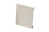 SCHIENE-STEP Raccord pour profilé d'escalier acier inoxydable brossé (V2) 7/16" (11 mm) x 1-3/16" d'ailette verticale