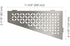 Schluter - SHELF-E - Étagère de coin quadrilatérale modèle Floral - acier inoxydable (V2) brossé ||SES3D5EB - Ceramed