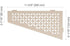 Schluter - SHELF-E - Étagère de coin quadrilatérale modèle Floral - alum. crème ||SES3D5TSC - Ceramed