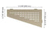 Schluter - SHELF-E - Étagère de coin quadrilatérale modèle Square - alum. crème ||SES3D3TSC - Ceramed