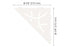 Schluter - SHELF-E - Étagère de coin triangulaire modèle Curve - alum. blanc mat ||SES1D6MBW - Ceramed