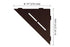 Schluter - SHELF-E - Étagère de coin triangulaire modèle Pure - alum. bronze ||SES1D7TSOB - Ceramed