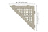 Schluter - SHELF-E - Étagère de coin triangulaire modèle Square - alum. grège ||SES1D3TSBG - Ceramed