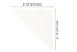 Schluter - SHELF-E - Étagère de coin triangulaire modèle Wave - alum. blanc mat ||SES1D10MBW - Ceramed