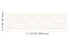 Schluter - SHELF-N - Étagère rectangulaire pour niche modèle Curve - alum. blanc mat ||SNS1D6MBW - Ceramed