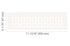 Schluter - SHELF-N - Étagère rectangulaire pour niche modèle Floral - alum. blanc mat ||SNS1D5MBW - Ceramed