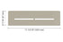 Schluter - SHELF-N - Étagère rectangulaire pour niche modèle Pure - alum. grège ||SNS1D7TSBG - Ceramed