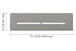 Schluter - SHELF-N - Étagère rectangulaire pour niche modèle Pure - alum. gris pierre ||SNS1D7TSSG - Ceramed