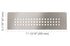 Schluter - SHELF-N - Étagère rectangulaire pour niche modèle Square - acier inoxydable (V2) brossé ||SNS1D3EB - Ceramed
