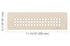 Schluter - SHELF-N - Étagère rectangulaire pour niche modèle Square - alum. ivoire ||SNS1D3TSI - Ceramed