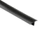 Schluter - SHOWERPROFILE-WSC Bordure semi-circulaire Plastique PVC Noir 3' 3"