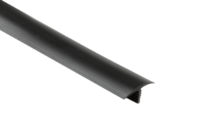 Schluter - SHOWERPROFILE-WSC Bordure semi-circulaire Plastique PVC Noir 8' 2-1/2"