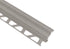 Schluter Systems - DILEX-AHK Profilé à gorge avec rayon de 3/8" - aluminium gris pierre 1/2" (12.5 mm) x 8' 2-1/2" ||AHK1S125TSSG