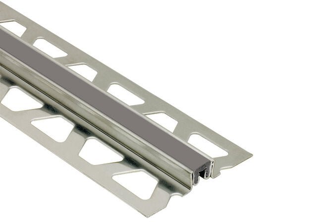 Schluter Systems - DILEX-KSN 3/8 INOX JOINT 7/16 ANTH FONC ||EKSN100DA