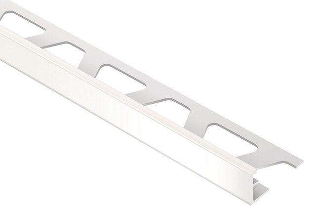 Schluter Systems - JOLLY-P Profilé de bordure de mur PVC blanc 7/16" (11 mm) x 8' 2-1/2" ||W110