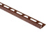 Schluter Systems - Profil Schiene 1/4 Alum Brun Rustique ||A60TSR