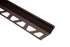 Schluter Systems - Profilé Finec-Sq 1/2 Bronze d'aluminium ||FSQ125TSOB