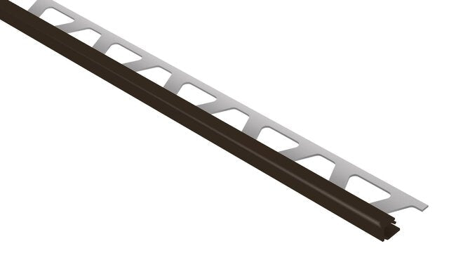 Schluter Systems - Quadec Profile Carré 1/2 Alum Brun Noir ||Q125SB