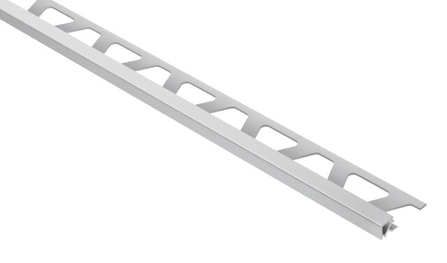 Schluter Systems - QUADEC Profilé de bordure carré PVC gris clair 7/16" (11 mm) x 8' 2-1/2" ||PQ110HG