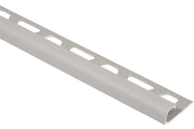 Schluter Systems - RONDEC Profilé de bordure rond grège d'aluminium 1/4" (6 mm) x 8' 2-1/2" ||RO60TSBG