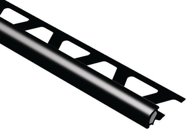 Schluter Systems - RONDEC Profilé de bordure rond PVC noir 7/16" (11 mm) x 8' 2-1/2" ||PRO110GS
