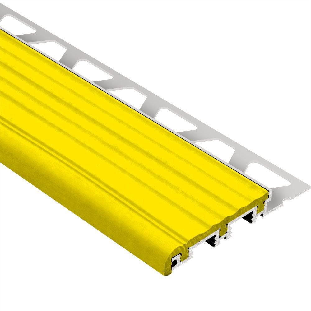 Schluter Systems - Trep-B 3/8 Alum 2-1/8 Insert Jaune 4'11" ||CG10B150 - Ceramed