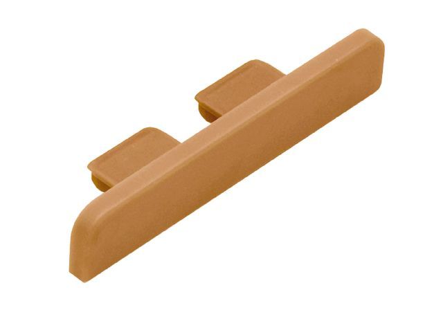 Schluter - TREP-B Cap de fermeture - plastique PVC brun noisette 2-1/8" (52 mm)