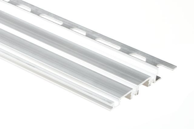 Schluter - TREP-B Profilé de support - aluminium 2-1/8" x 3/8" (10 mm) x 4' 11"