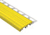 Schluter - TREP-B - Profilé pour nez de marche - alum. avec un insert jaune 2-1/8" x 3/8" (10 mm) x 8' 2-1/2" ||CG10B - Ceramed