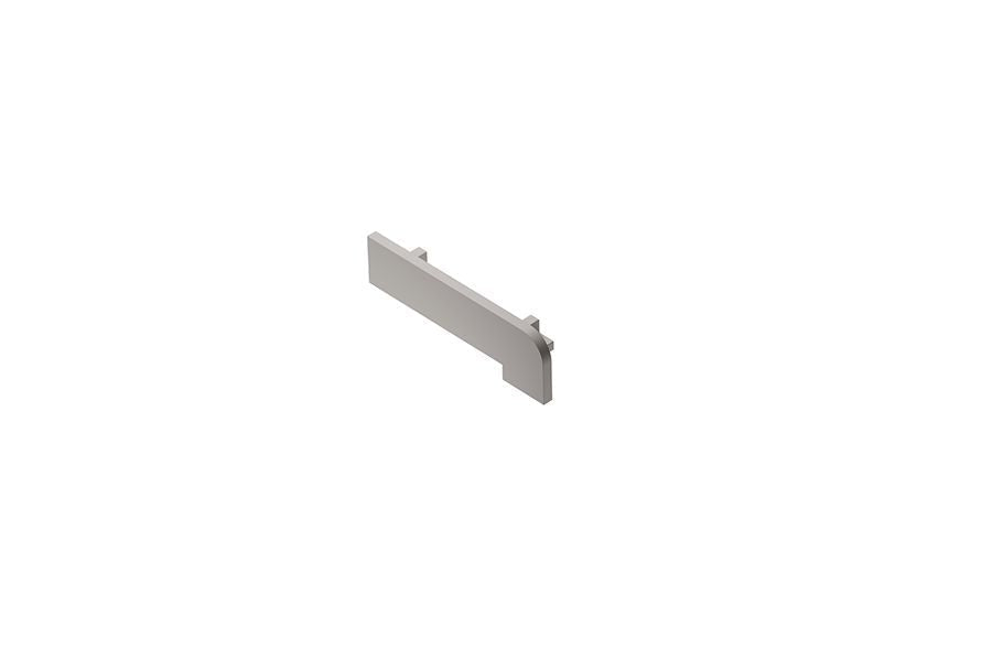 Schluter - TREP-V 42 Embouts d'éxtrémité droit et gauche PVC gris pierre 3/8" (10 mm) x 1-21/32"
