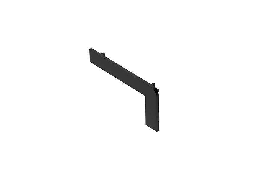 Schluter - TREP-V 60 Embouts d'éxtrémité droit et gauche PVC noir 3/8" (10 mm) x 2-3/8"