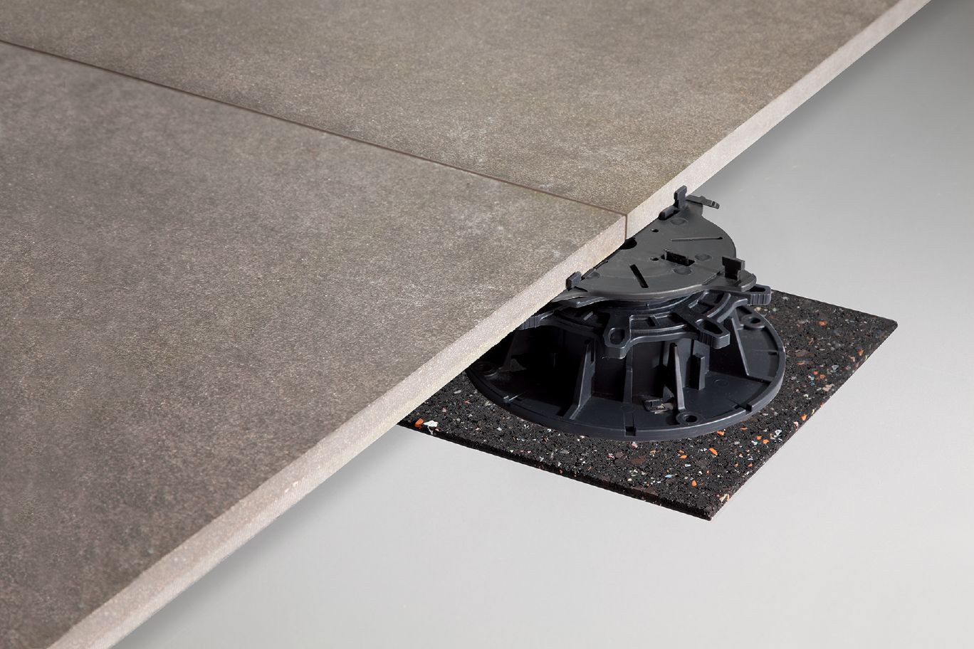 Schluter - TROBA-LEVEL-PLA Support de dalle empilable ajustable Extension 2-3/4" (70 mm)