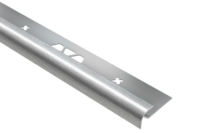 Schluter - VINPRO-RO Profilé rond aluminium anodisé chrome brossé 19/64" (7.5 mm) x 8' 2-1/2"