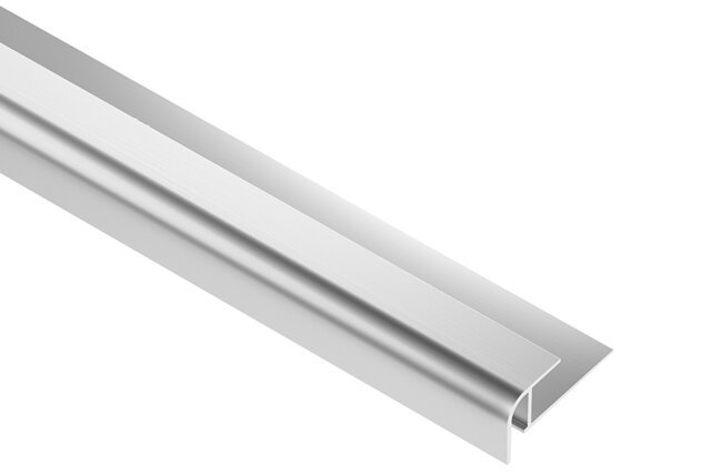 Schluter - VINPRO-RO - Profilé rond alum. anodisé chrome brossé 9/32" x 8' 2-1/2" ||VPROL70ACGB - Ceramed
