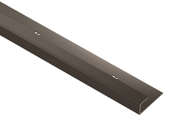 Schluter - VINPRO-S - Profilé de bordure pour revêtement de vinyle alum. anodisé bronze antique brossé 21/64" x 8' 2-1/2" ||VPSL85ABGB - Ceramed