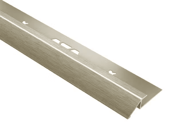 Schluter - VINPRO-U - Profilé réducteur pour revêtement de vinyle alum. anodisé nickel brossé 1/4" x 8' 2-1/2" ||VPUL60ATGB - Ceramed