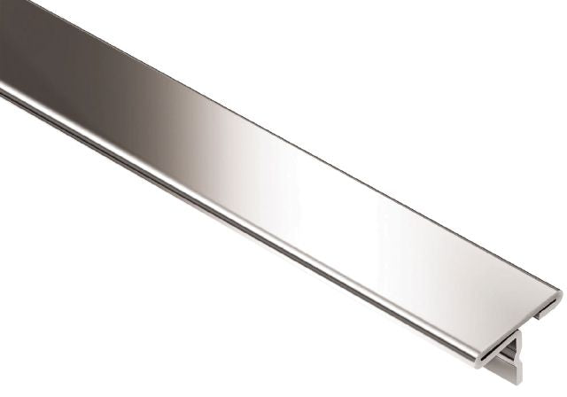 Schluter -  11/32" (9 mm) x 17/32" x 8' 2-1/2" - RENO-T Moulure en T pour rénovation Acier inoxydable (V2) ||T9/14E