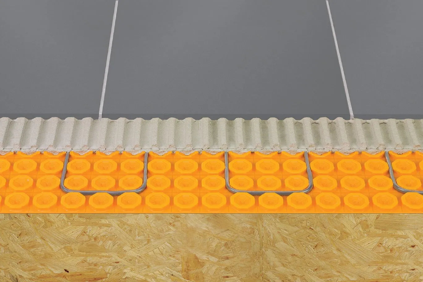 2' 7" x 3' 3" - (8.4 ft²) 5 mm - Schluter DITRA-HEAT-PS Self-adhesive panel uncoupling membrane for underfloor heating ||DHPS5MA
