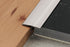 Schluter -  11/32" (9 mm) x 1" x 8' 2-1/2" - RENO-T Moulure en T pour rénovation Aluminium anodisé Nickel mat ||T9/25AT