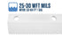 Seymour Midwest - Easy Squeegee™ avec lame de 25-30 WFT mils de 18'' ||79865 - Ceramed